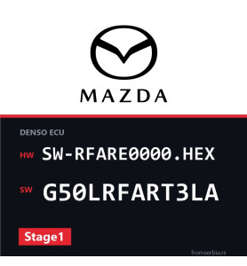 Mazda 5 2.0 SW-RFARE0000.HEX G50LRFART3LA Stage1 tuning file