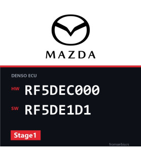 Mazda 6 2.0 RF5DEC000 RF5DE1D1 Stage1 tuning file