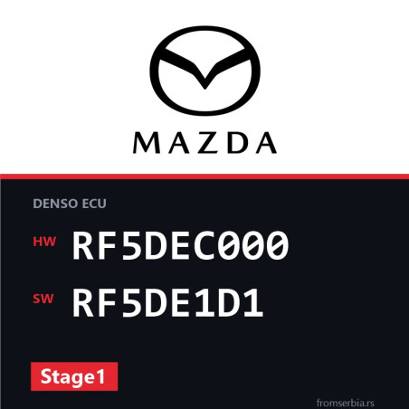 Mazda 6 2.0 RF5DEC000 RF5DE1D1 Stage1 tuning file