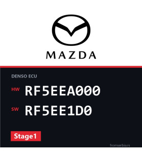 Mazda 6 2.0 RF5EEA000 RF5EE1D0 Stage1 tuning file