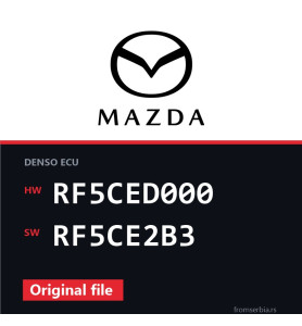 Mazda 6 2.0 RF5CED000 RF5CE2B3 original ECU file