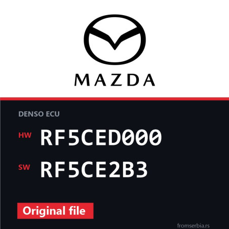 Mazda 6 2.0 RF5CED000 RF5CE2B3 original ECU file