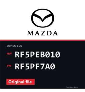 Mazda 6 2.0 RF5PEB010 RF5PF7A0 original ECU file