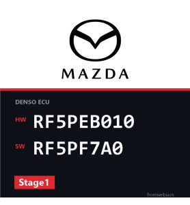 Mazda 6 2.0 RF5PEB010 RF5PF7A0 Stage1 tuning file