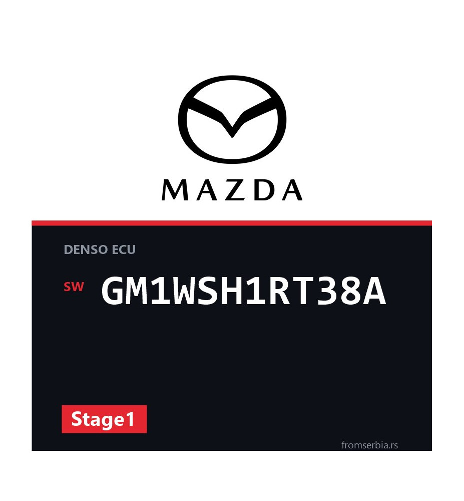 Mazda 6 2.2 GM1WSH1RT38A Stage1 tuning file