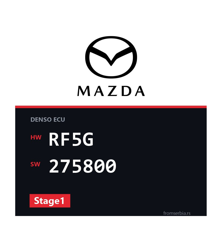 Mazda MPV RF5G 275800 Stage1 tuning file