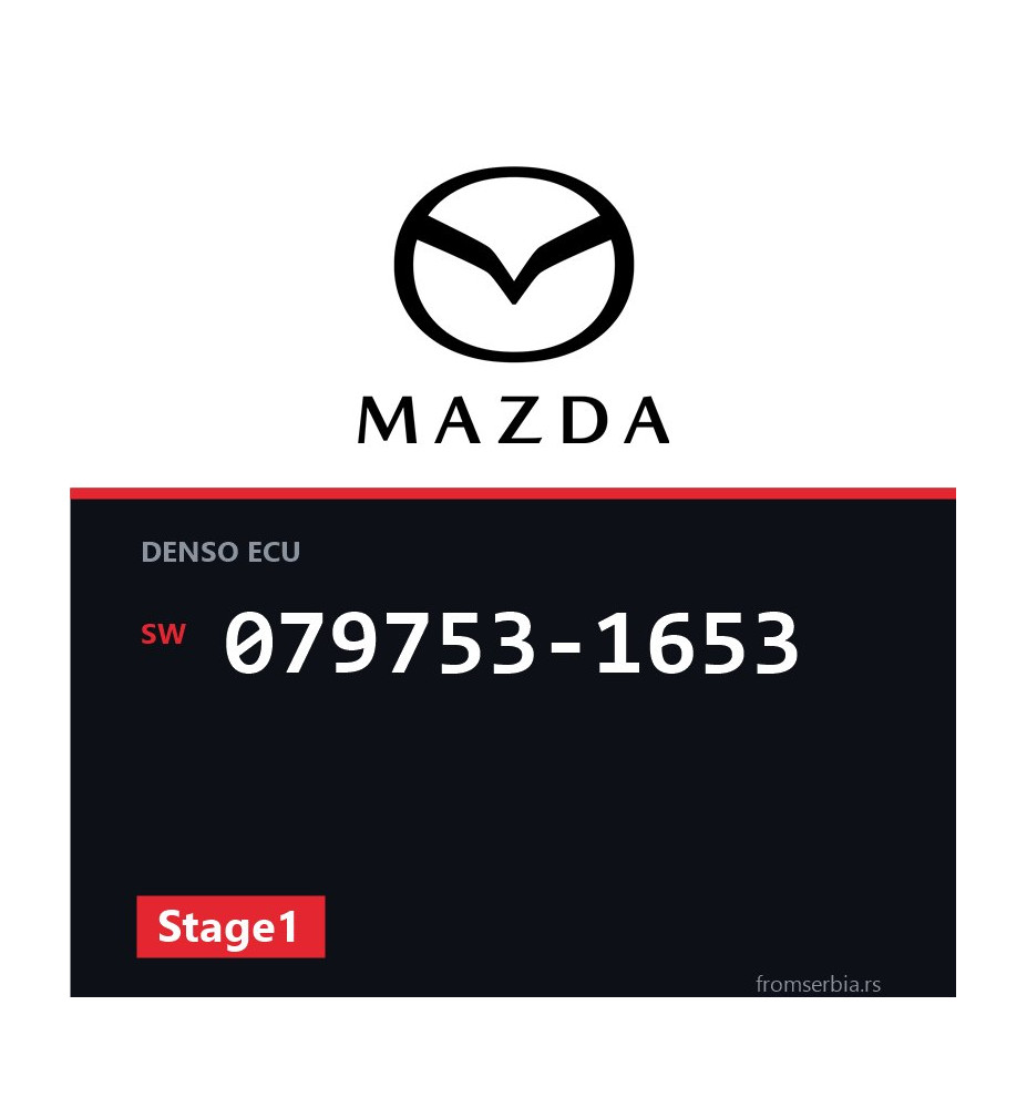 Mazda Mx3 079753-1653 Stage1 tuning file