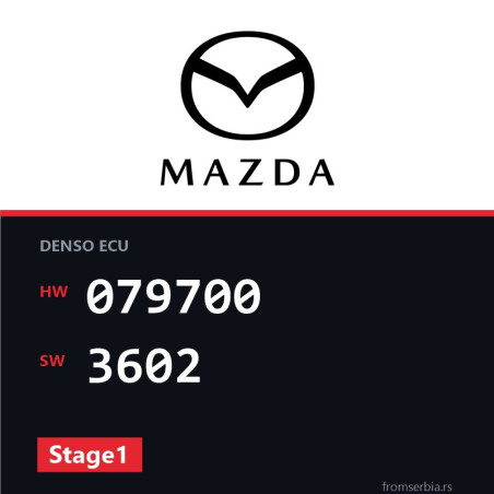 Mazda MX5 079700 3602 Stage1 tuning file