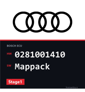 Audi A3 0281001410 Mappack Stage1 tuning file