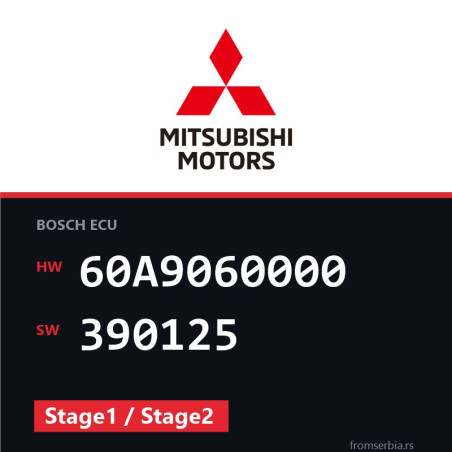 Mitsubishi Outlander 60A9060000 390125 Stage1 / Stage2 tuning file