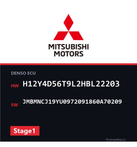 Mitsubishi H12Y4D56T9L2HBL22203 JMBMNCJ19YU0972091860A70209 Stage1 fil