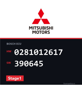 Mitsubishi Lancer 0281012617 390645 Stage1 tuning file
