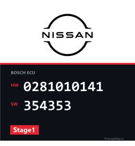 Nissan Almera 0281010141 354353 Stage1 tuning file