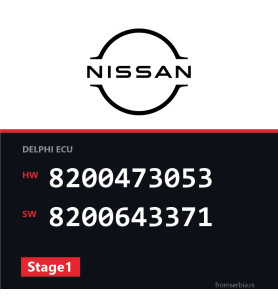 Nissan Note 8200473053 8200643371 Stage1 tuning file