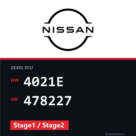 Nissan Patrol 4021E 478227 Stage1 / Stage2 tuning file
