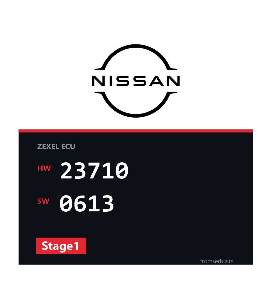 Nissan Patrol 23710 0613 Stage1 tuning file