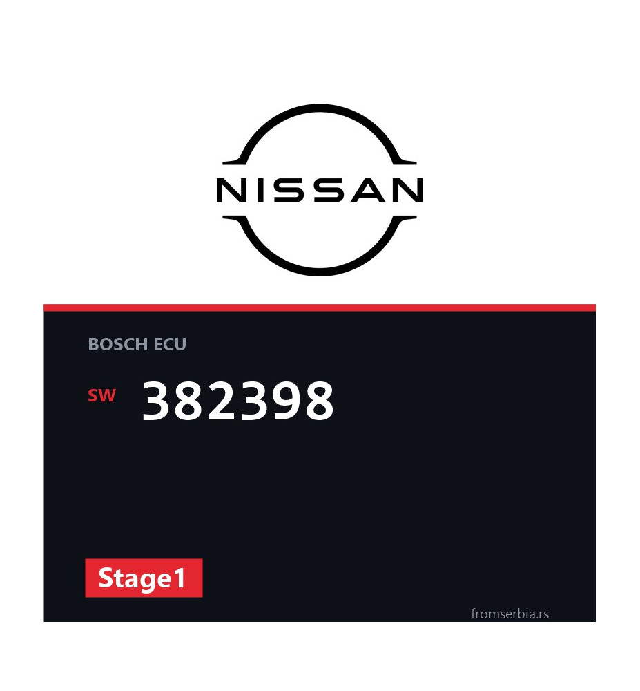 Nissan Primaster 382398 Stage1 tuning file