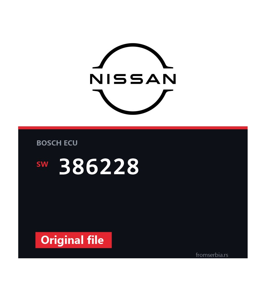 Nissan Primaster 386228 original ECU file
