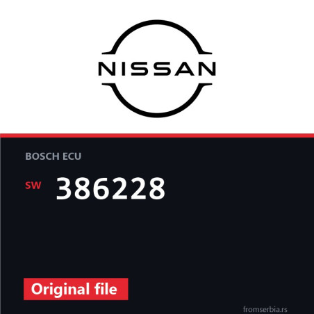 Nissan Primaster 386228 original ECU file