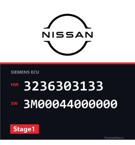 Nissan Qashqai 3236303133 3M00044000000 Stage1 tuning file