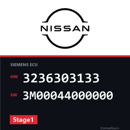 Nissan Qashqai 3236303133 3M00044000000 Stage1 tuning file