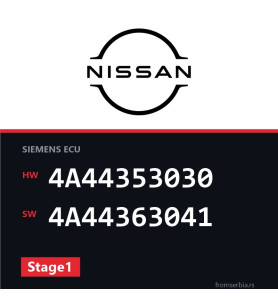 Nissan Qashqai 4A44353030 4A44363041 Stage1 tuning file