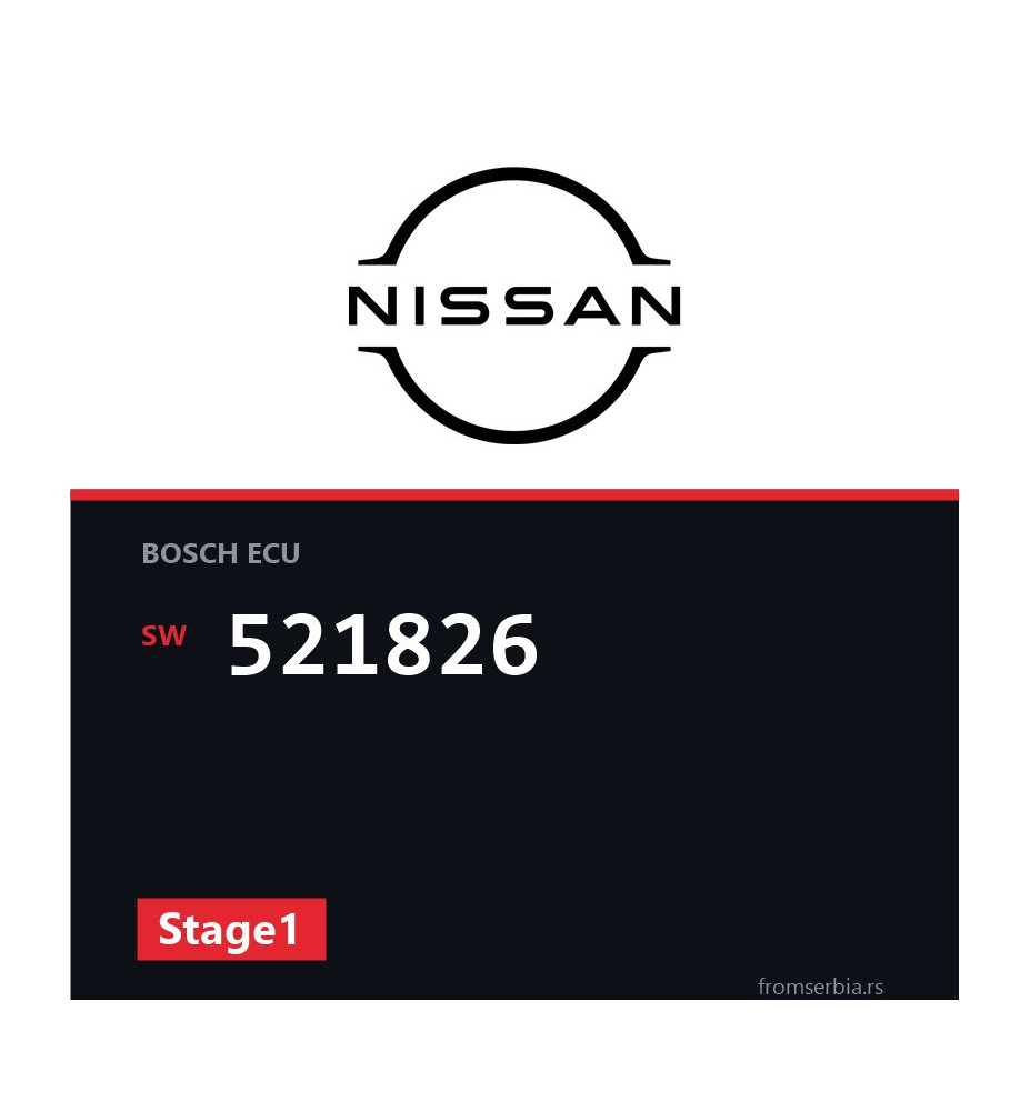 Nissan Qashqai 521826 Stage1 tuning file