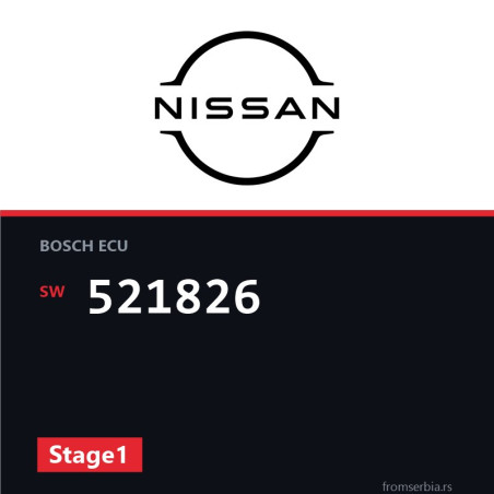 Nissan Qashqai 521826 Stage1 tuning file