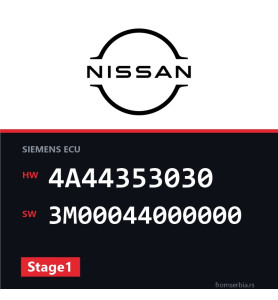Nissan Qashqai 4A44353030 3M00044000000 Stage1 tuning file