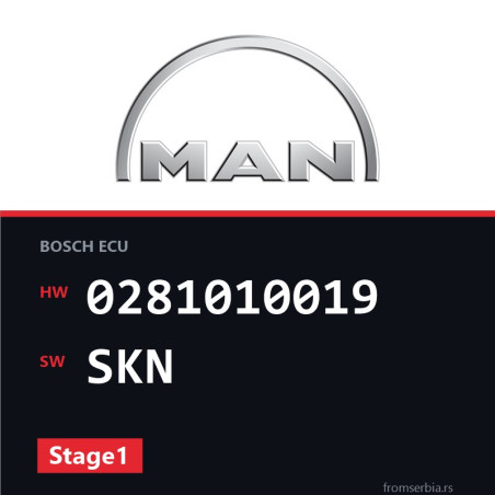 MAN Lions 0281010019 SKN Stage1 tuning file