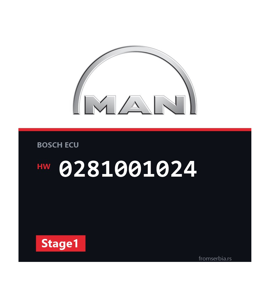 MAN TGA 0281001024 Stage1 tuning file