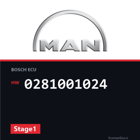 MAN TGA 0281001024 Stage1 tuning file