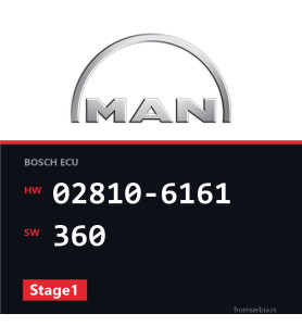MAN TGA 02810-6161 360 Stage1 tuning file