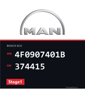 MAN TGA 4F0907401B 374415 Stage1 tuning file