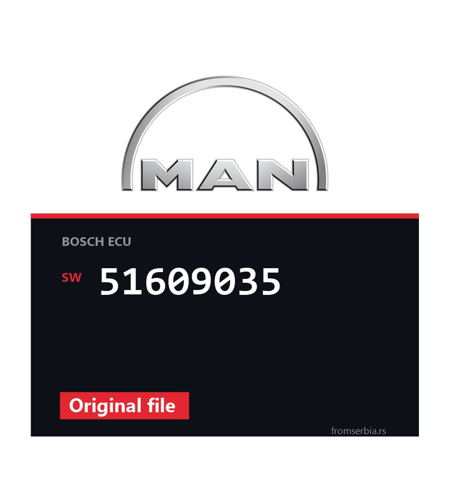 MAN Truck 51609035 original ECU file