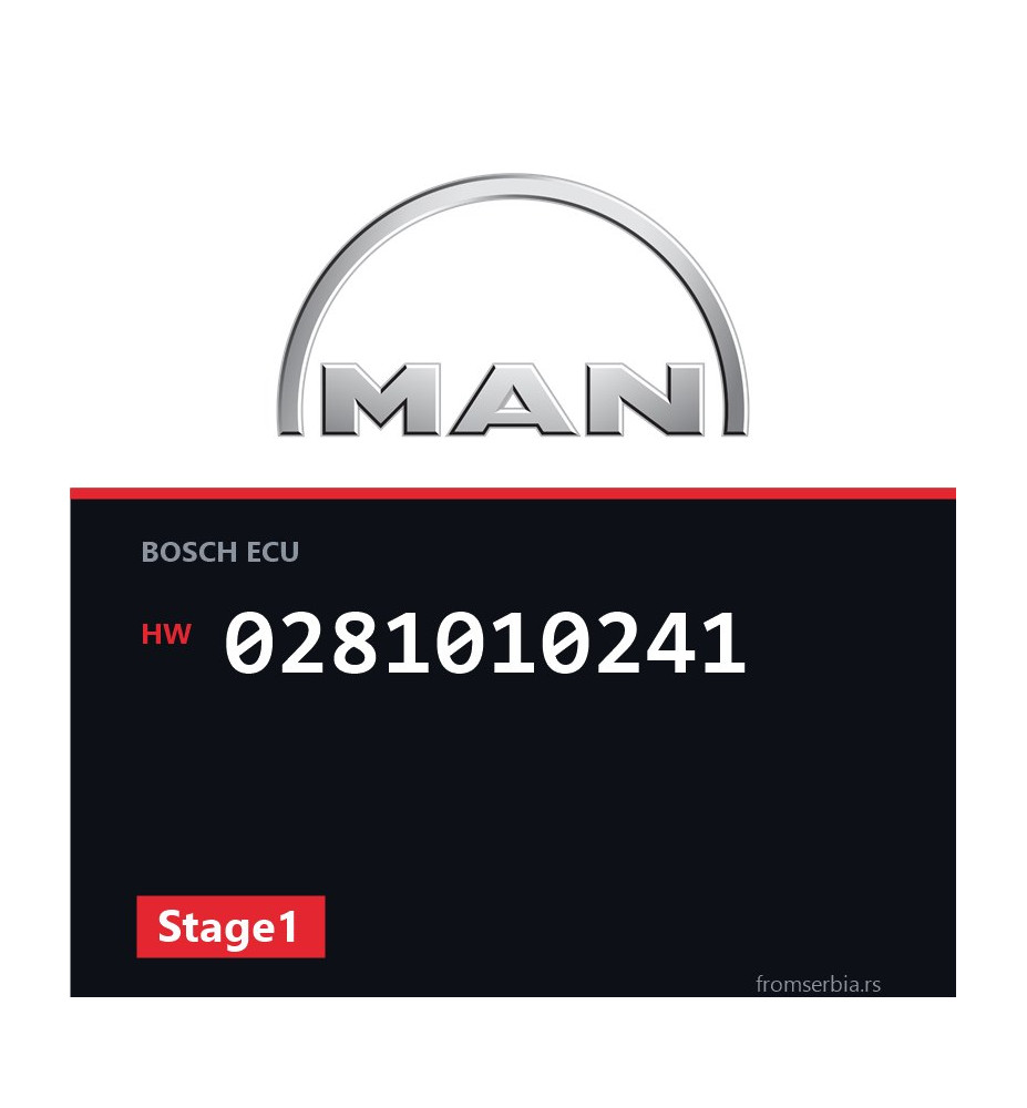 MAN Lions 0281010241 Stage1 tuning file