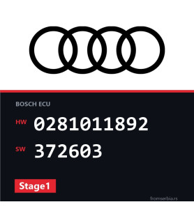 Audi A3 0281011892 372603 Stage1 tuning file