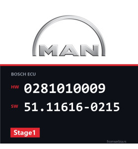 MAN TGA 0281010009 51.11616-0215 Stage1 tuning file