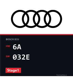 Audi A3 6A 032E Stage1 tuning file