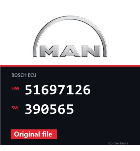 MAN TGA 51697126 390565 original ECU file