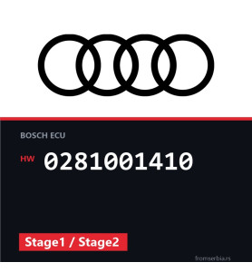 Audi A3 0281001410 Stage1 / Stage2 tuning file