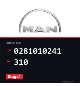 MAN LE220 0281010241 310 Stage1 tuning file