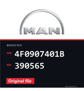 MAN TGA 4F0907401B 390565 original ECU file