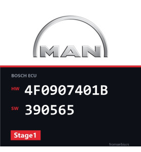 MAN TGA 4F0907401B 390565 Stage1 tuning file