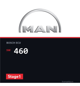 MAN TGA 460 Stage1 tuning file