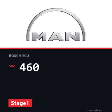 MAN TGA 460 Stage1 tuning file