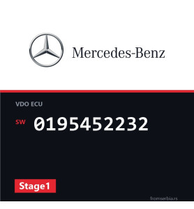 Mercedes-Benz C 200K 0195452232 Stage1 tuning file