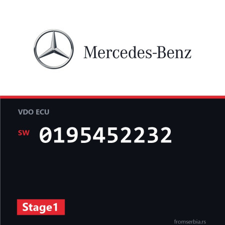 Mercedes-Benz C 200K 0195452232 Stage1 tuning file