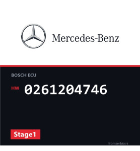 Mercedes-Benz CLK 0261204746 Stage1 tuning file
