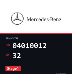 Mercedes-Benz E 200 04010012 32 Stage1 tuning file